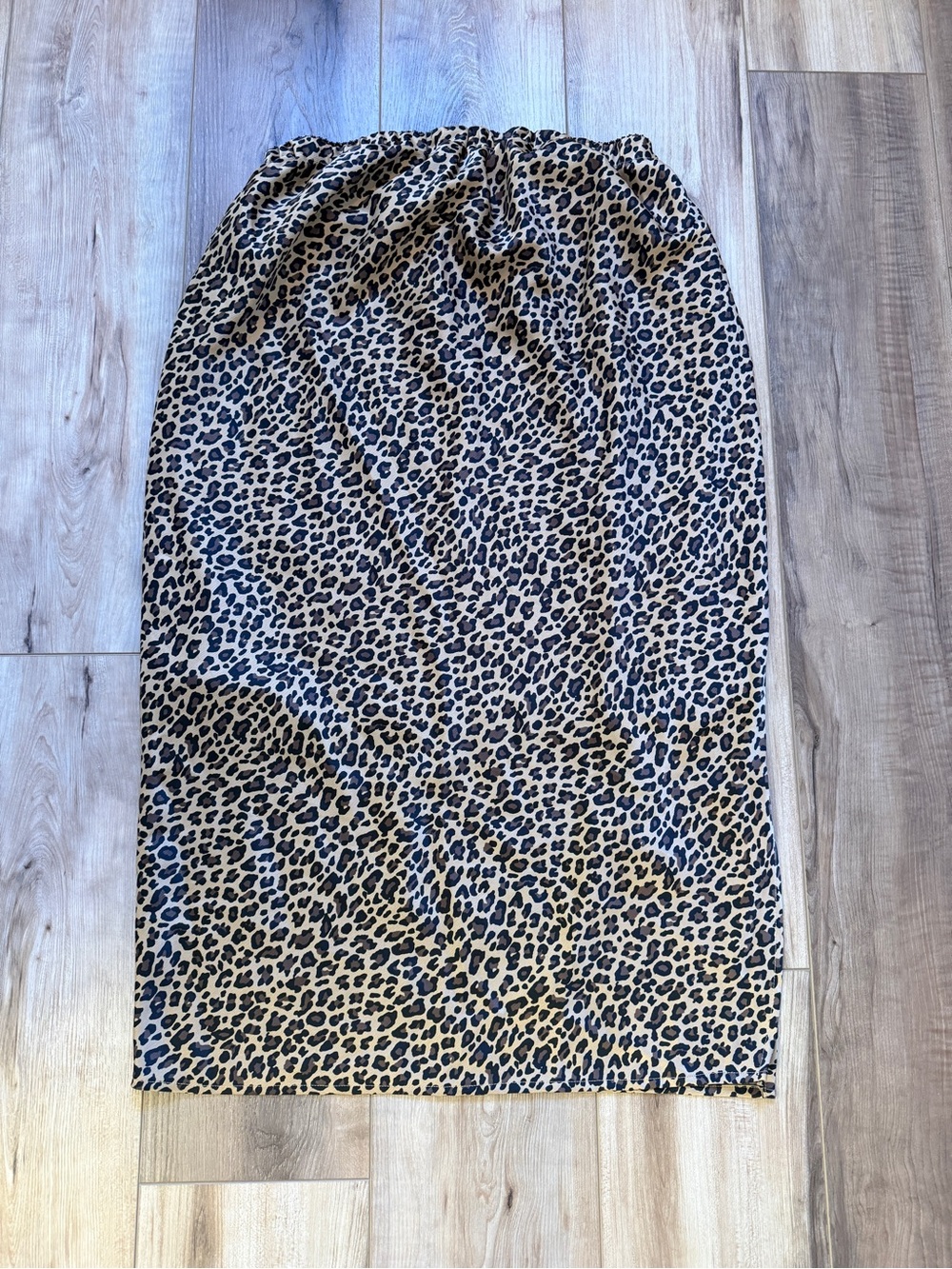 Isabel maternity leopard skirt